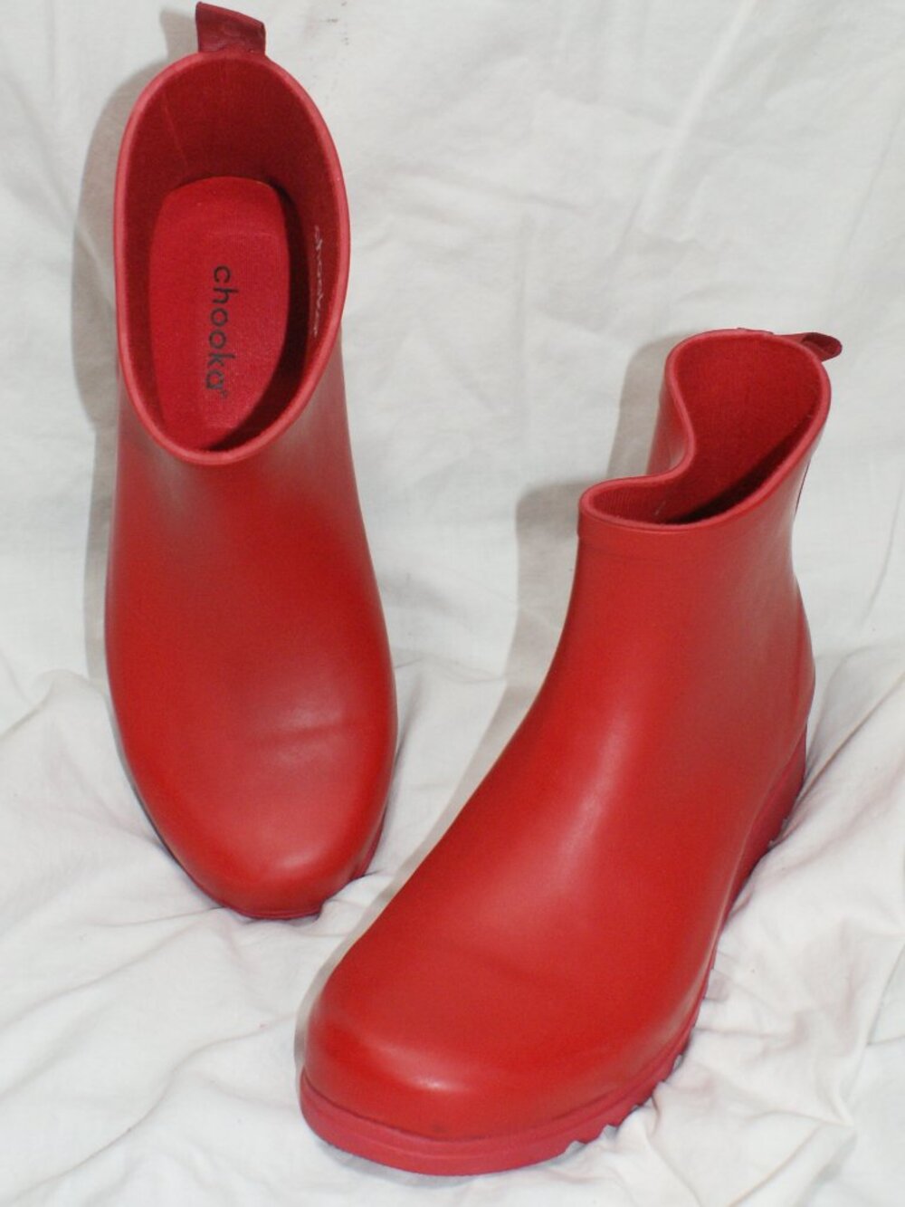Chooka Short Red Rain Boot - Size 8 - BRAND NEW